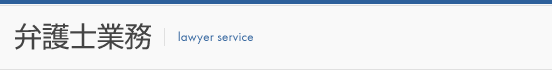弁護士業務